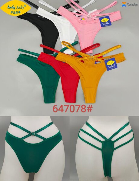 String femme sexy multicolore