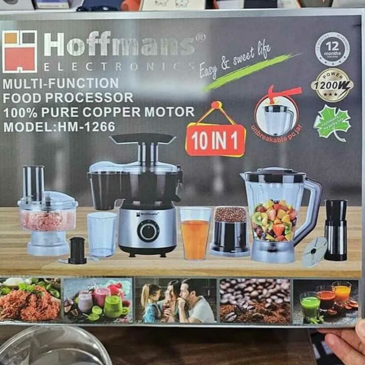 Hoffman's 10 in 1 food processor