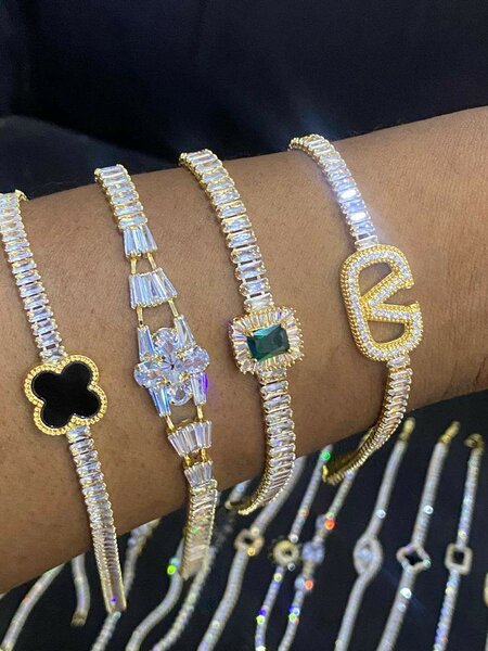 Elegant Gold Tone Bracelets