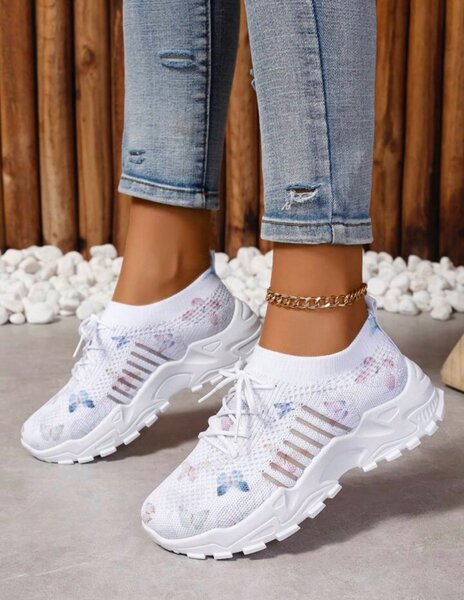Floral sneakers