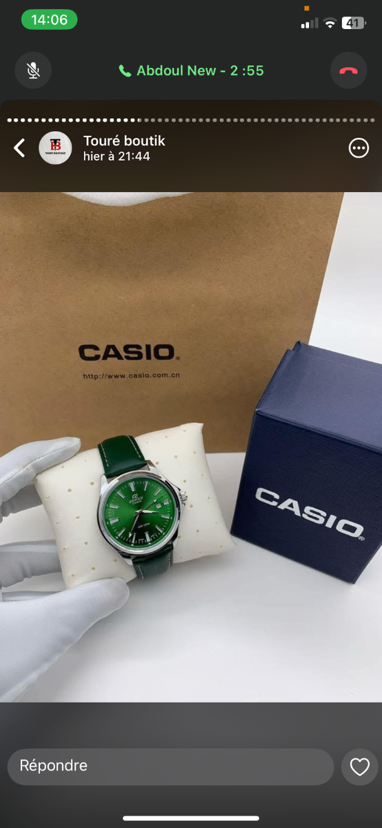 Montre élégante Casio classique