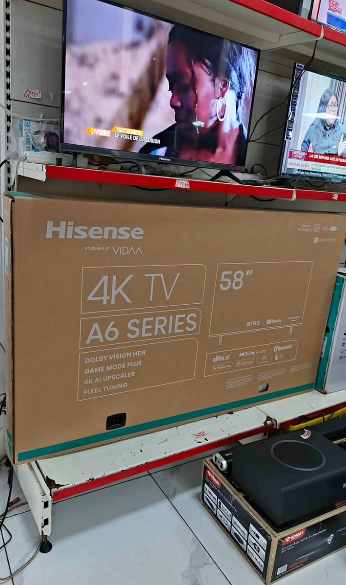 Hisense 4K TV 58" Série A6