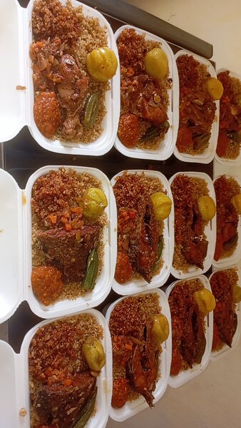 Riz soumara poulet-poisson