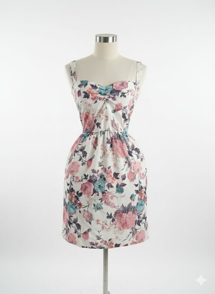 Robe fleurie estivale