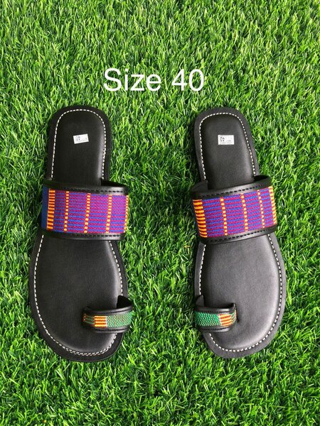 African fabric footwear
