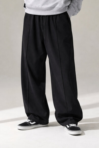 Pantalon ample noir