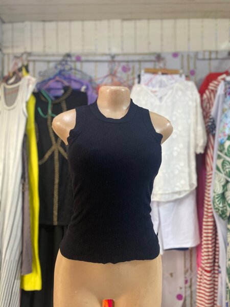 Débardeur noir élégant