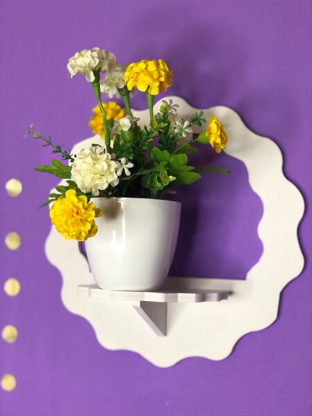 Weave Shaped Floating shelves