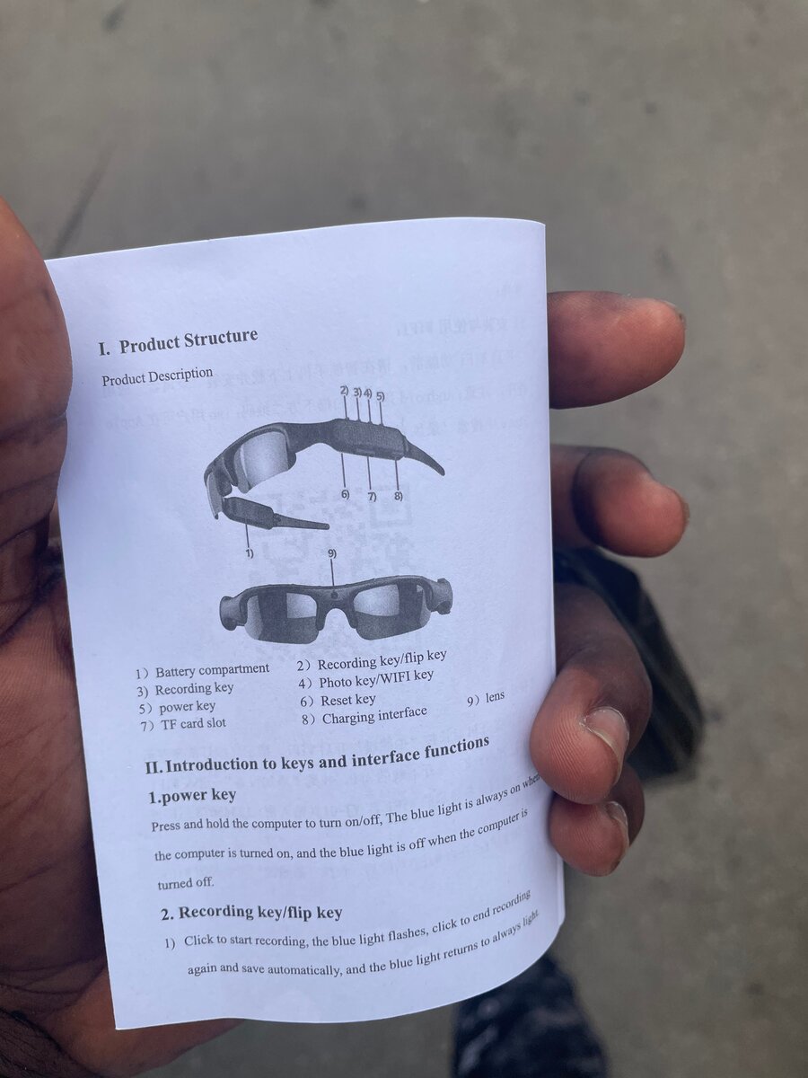 Lunettes Caméra Intelligente