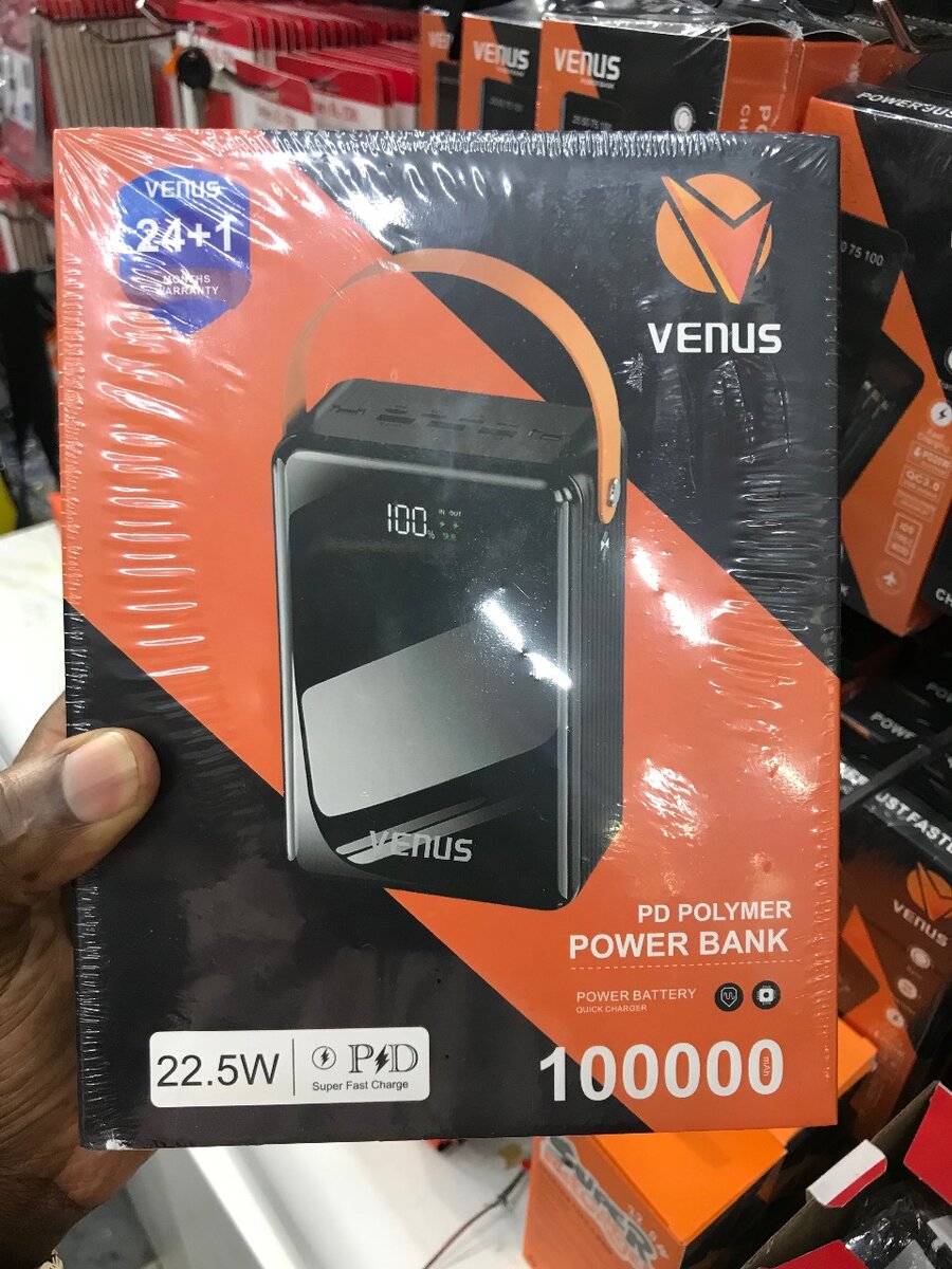 100,000mAh Venus powerbanks
