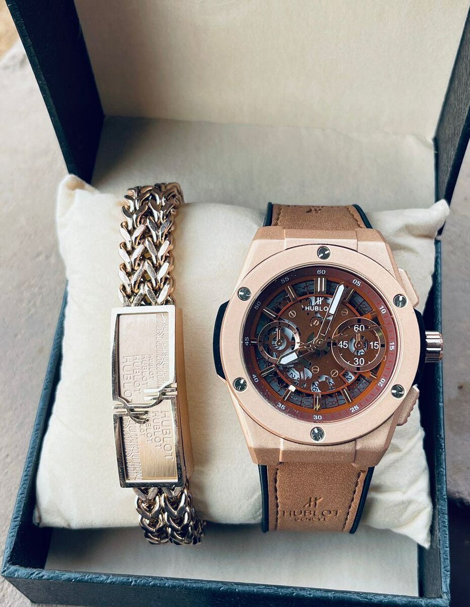 Hublot Men's watch bracelet gift set package box