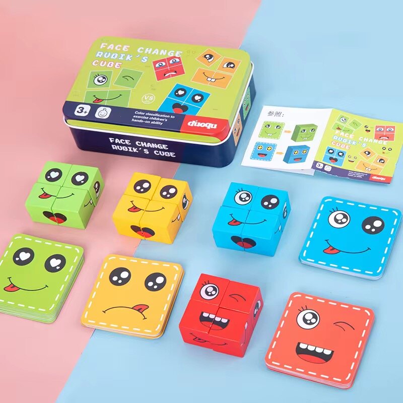 Cubes de changement de visage