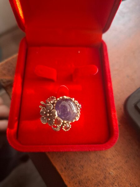 Кольцо серебро 925