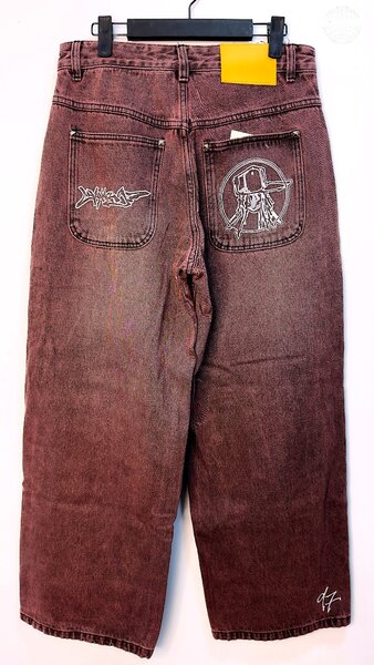 Jean baggy vintage brodé