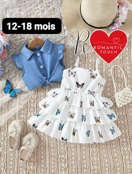 Robe Papillon Bébé Fille