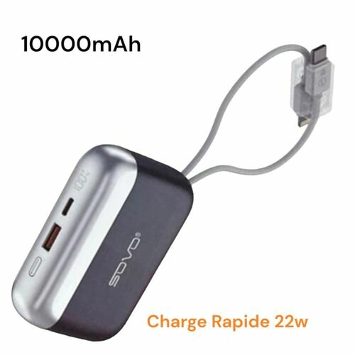 Chargeur Portable 10000mAh Rapide 22W