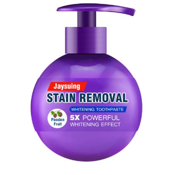 Whitening toothpaste (Stain removal)