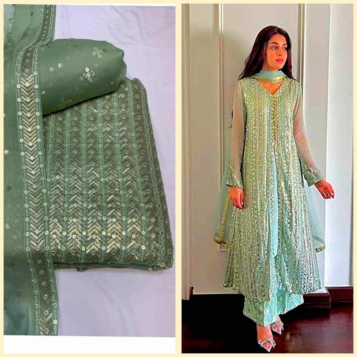 Chikenkari 3 pc suit