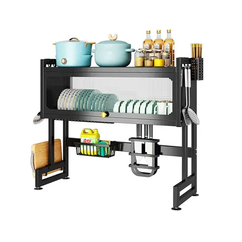 Over The Sink Dish Drying Rack, Kitchen Rack Storage Shelf