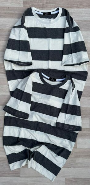 T-shirts rayés unisexes