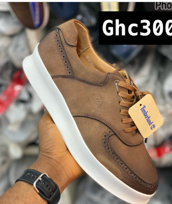 brown sneakers