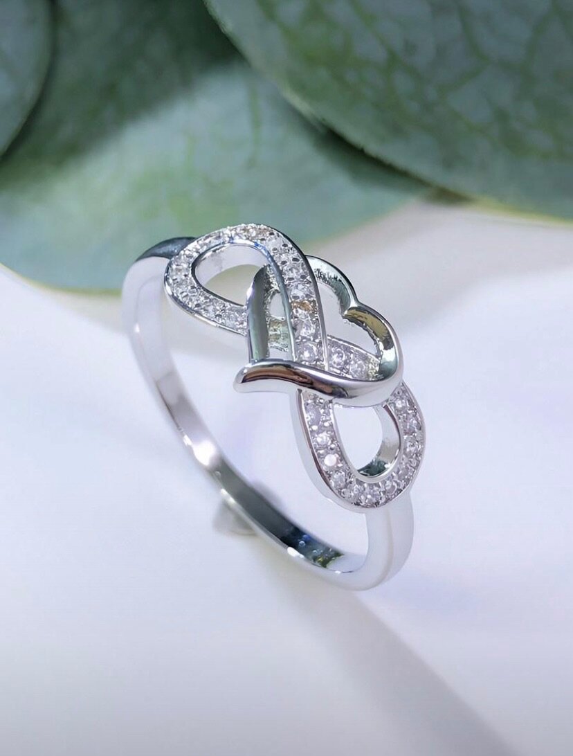 Bague de fiançailles cœur