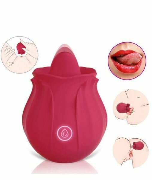 Stimulateur de Rose Rechargeable
