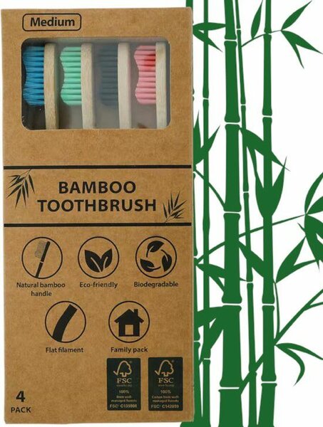 Brosses à dents en bambou