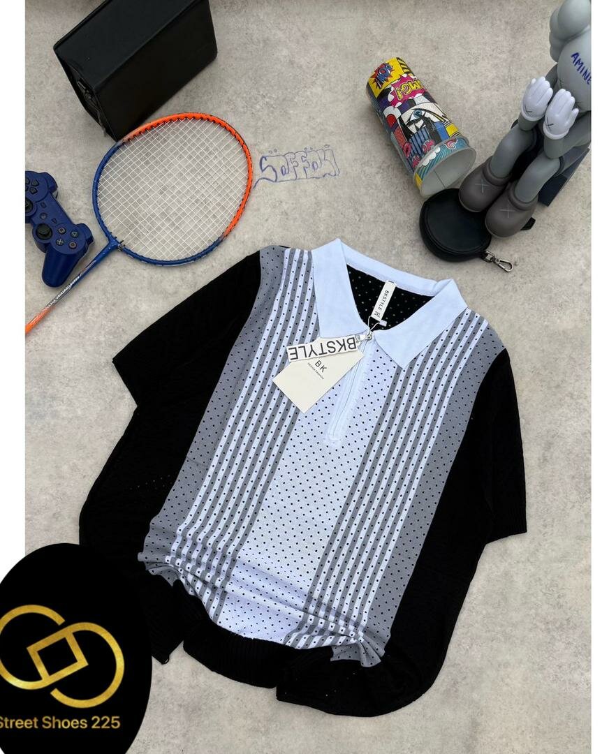 Chemise Polo à Rayures Homme