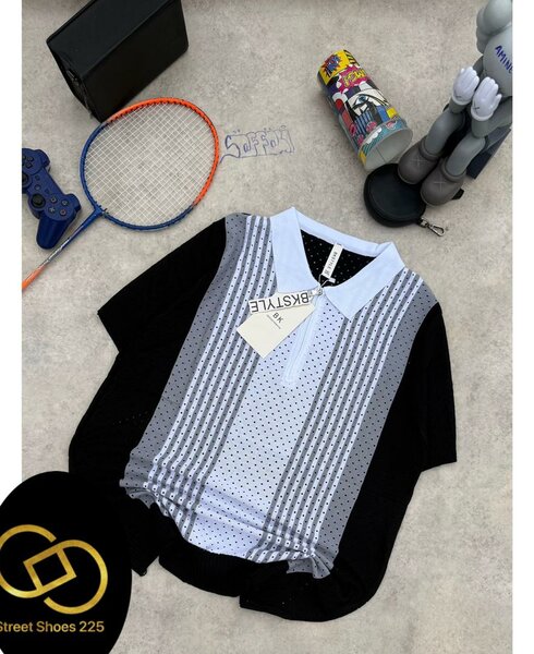 Chemise Polo à Rayures Homme