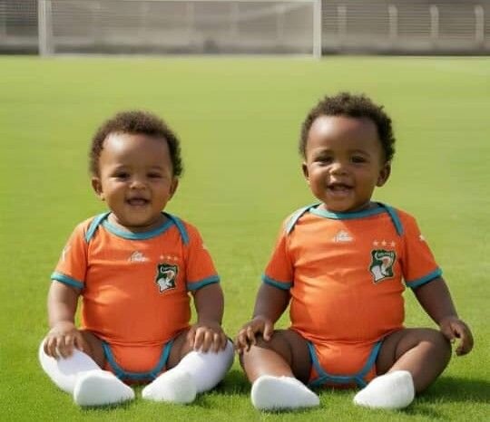 Ivory Coast Baby Football Jersey