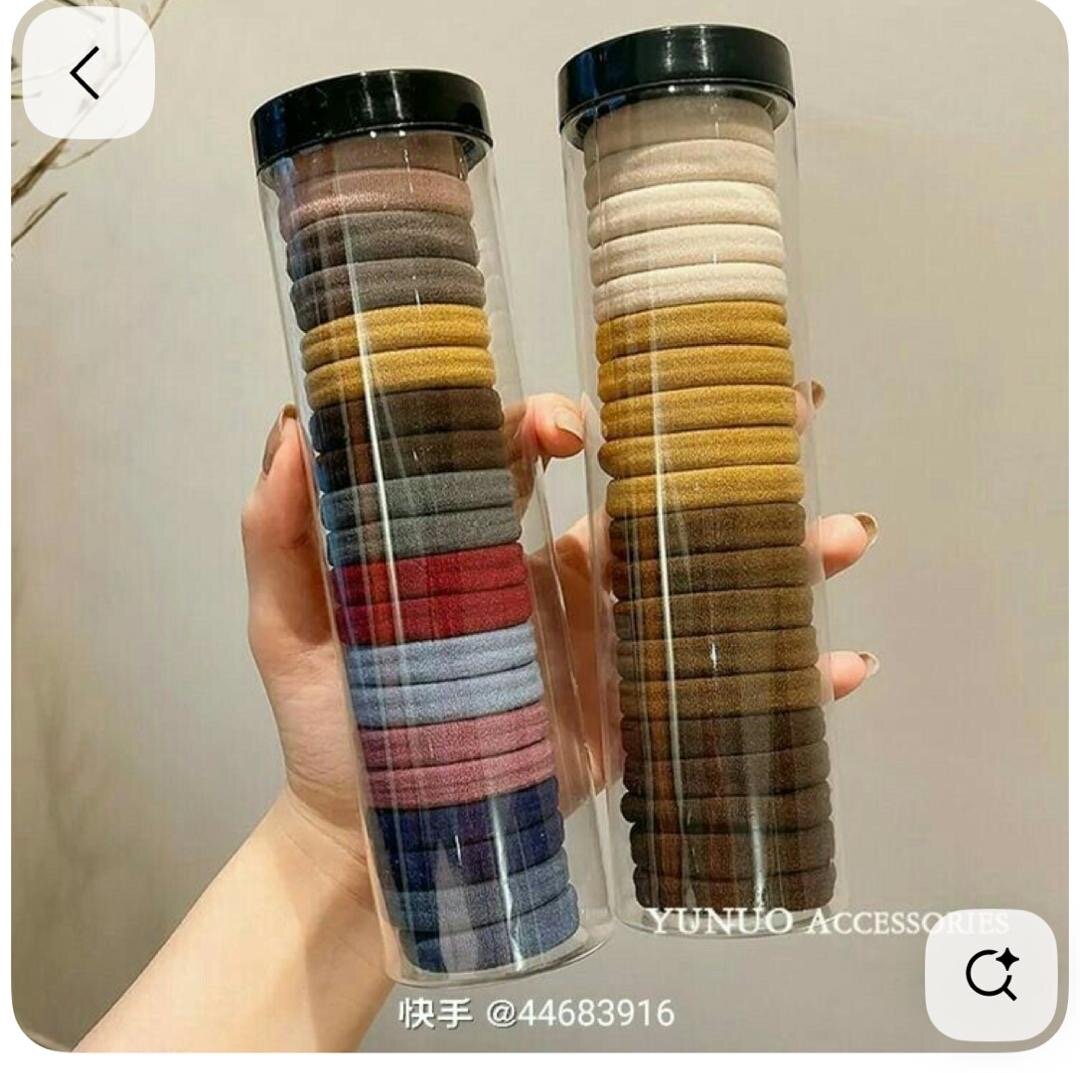 Élastiques à cheveux colorés