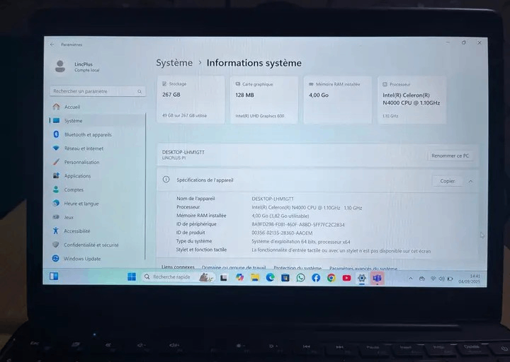 Portable LinxPlus 14 pouces
