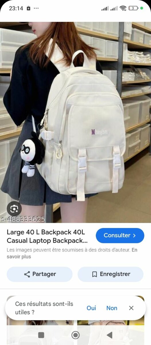 Sac à Dos Grande Capacité 40L