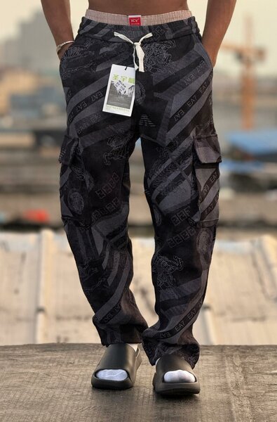 Jogging cargo imprimé homme