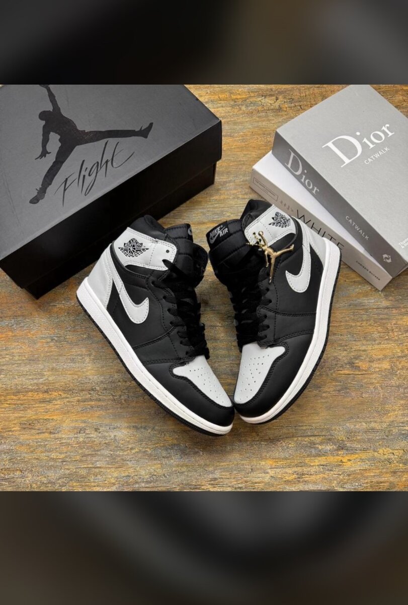 Baskets Air Noir et Blanc