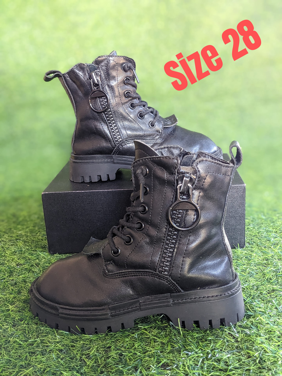 Winter boot, pure leather 