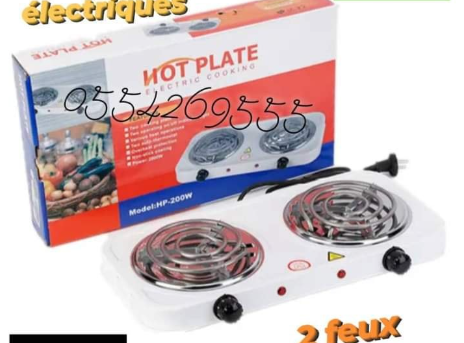 RÉCHAUD ÉLECTRIQUE A 2 FEU