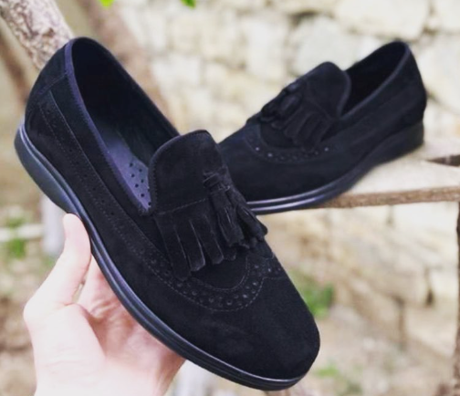 туфли замшевые мужские