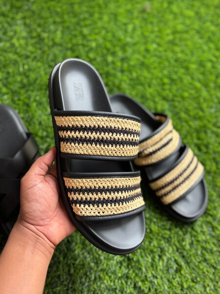 Sandales décontractées tressées