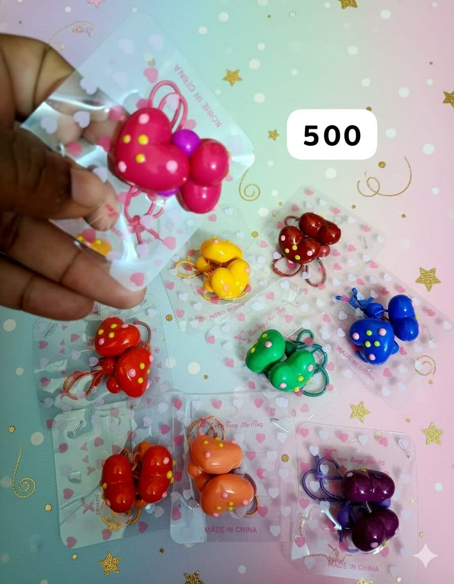 Barretes colorées enfants