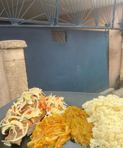 Délicieux plat de poisson grillé