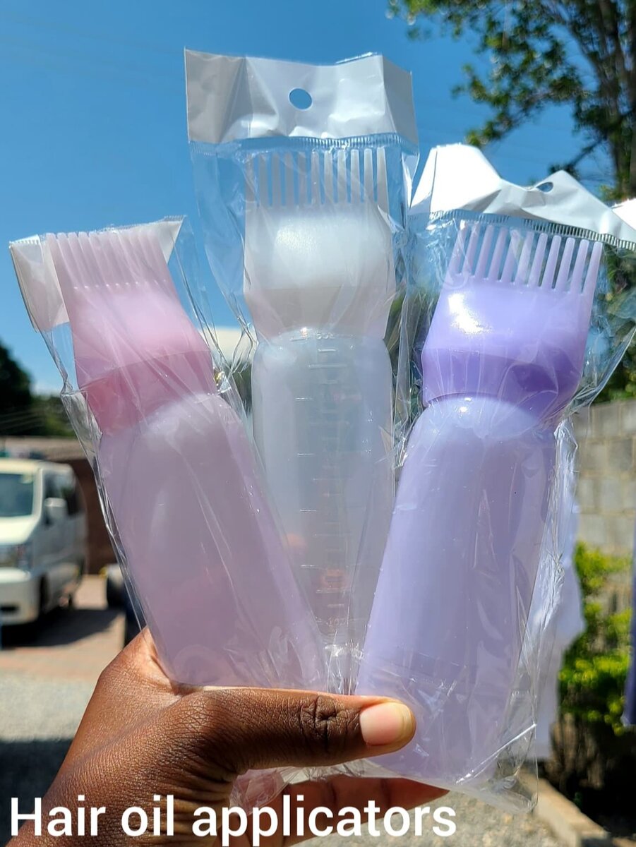 Hair oil applicators