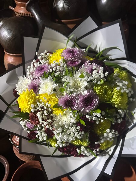 Bouquet de fleurs colorées