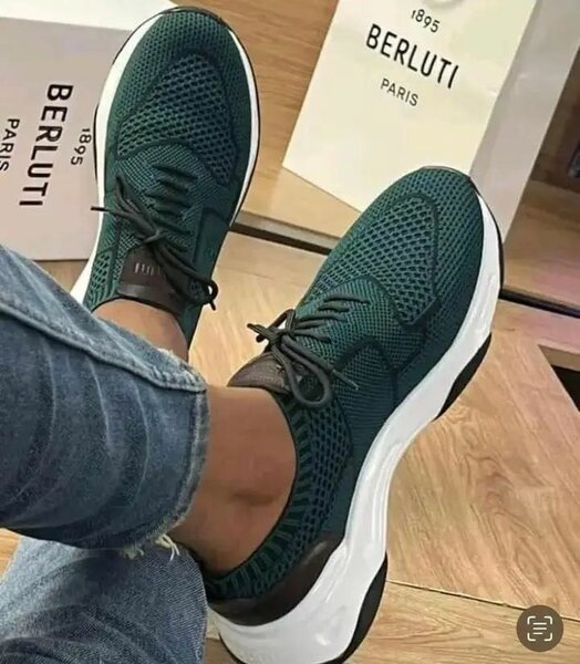Chaussures Berluti vertes pour homme