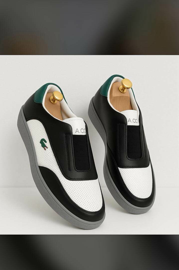 Sneakers élégantes en cuir