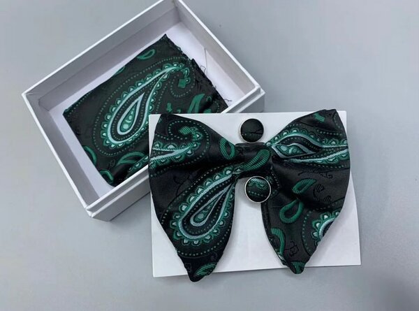  Men's bow tie with a beautiful print