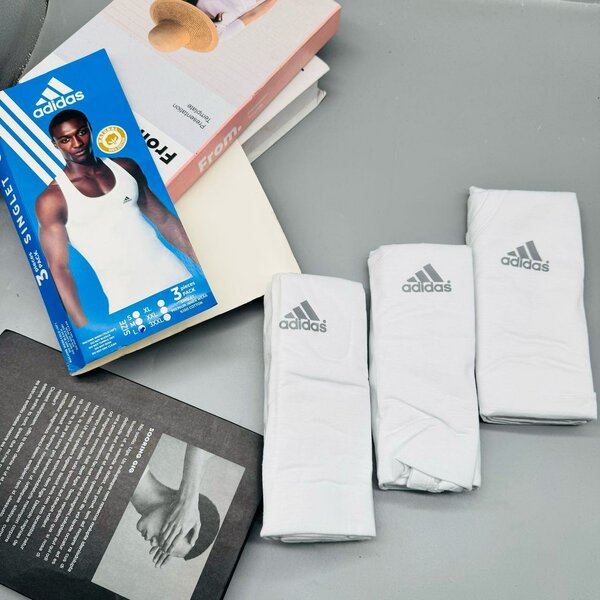 3 in a Pack Singlets Adidas