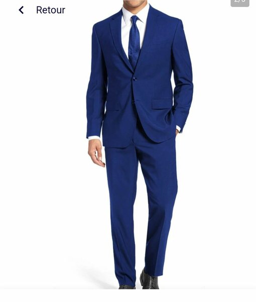 Costume bleu slim fit jules