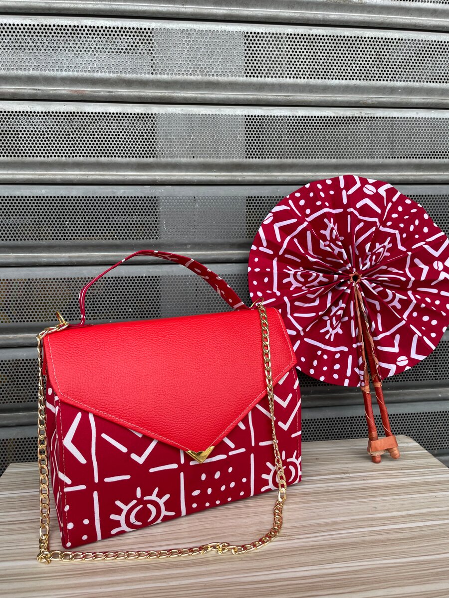 Sac à Main Africain avec évent